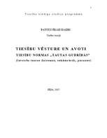 Referāts 'Tiesību vēsture un avoti. Tiesību normas. Tautas gudrības', 1.