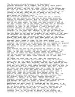 Eseja 'Early Christian Procecution in The Roman Empire ', 1.