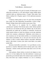 Eseja 'Valdis Mackars "Iedzintarojums” ', 1.