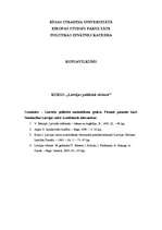 Konspekts 'Latviešu politiskā nacionālisma ģenēze. Pirmais pasaules karš. Neatkarīgas Latvi', 1.