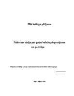 Referāts 'Nākotnes vīzija par gaļas baložu pieprasījumu un patēriņu', 1.