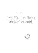 Referāts 'Laulāto mantisko attiecību veidi', 1.