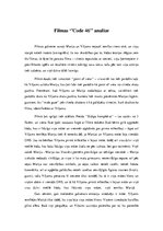Eseja 'Filmas '"Code 46" analīze', 1.