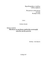 Referāts 'Mācīšanas un mācīšanās motivācijas savstarpējā sakarība mācību procesā', 1.