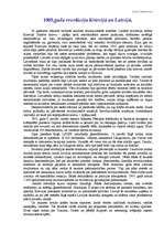 Eseja '1905.gada revolūcija Krievijā', 1.