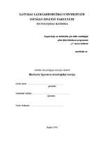 Referāts 'Herberta Spensera socioloģiskā teorija', 1.