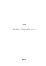 Referāts 'Džordža Herberta Mīda biogrāfija, darbi', 1.