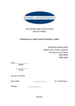 Referāts 'Uzņēmuma SIA "X" finanšu līdzekļu vadība', 1.