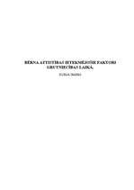 Referāts 'Bērna attīstības ietekmējošie faktori grūtniecības laikā', 1.