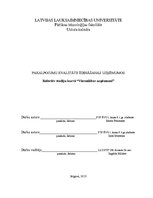 Referāts 'Pakalpojumu kvalitāte ēdināšanas uzņēmumos', 1.