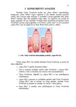 Referāts 'Mārketinga plāns produktam "Vichy Viva Fresh"', 10.