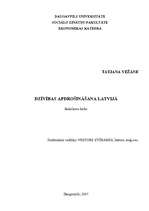 Diplomdarbs 'Dzīvības apdrošināšana Latvijā', 1.