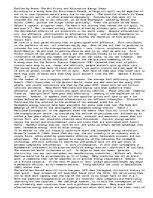 Eseja 'The Oil Crisis and Alternative Energy Ideas', 1.