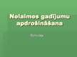 Prezentācija 'Nelaimes gadījumu apdrošināšana', 1.