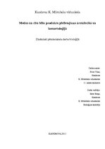Referāts 'Medus un citu bišu produktu pielietojums ārstniecībā un kosmetoloģijā', 1.