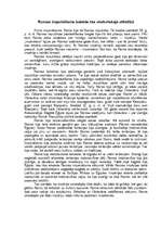 Eseja 'Romas imperiālisms balstās tās vēsturiskajā attīstībā', 1.