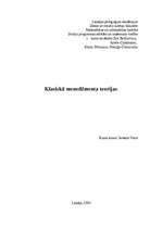 Referāts 'Klasiskā menedžmenta teorijas', 1.