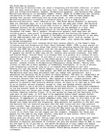 Eseja 'The Flesh Eating Disease', 1.