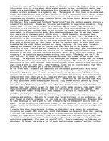 Eseja 'The Symbolic Language of Dreams', 1.