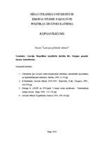 Konspekts 'Latvijas Republikas ārpolitiskā darbība līdz Otrajam pasaules karam. Autoritāris', 1.
