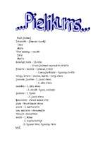 Referāts 'Vedības', 1.