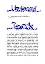 Referāts 'Vedības', 2.