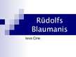 Prezentācija 'Rūdolfs Blaumanis', 1.