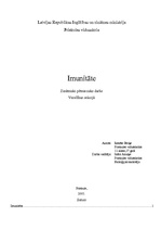 Referāts 'Imunitāte', 1.