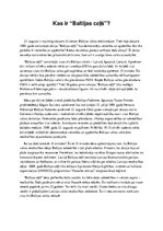 Eseja 'Kas ir Baltijas ceļš?', 1.