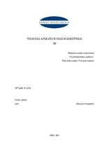 Referāts 'Mārketinga mix, 7P', 1.