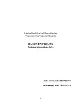 Referāts 'Bailes un fobijas', 1.