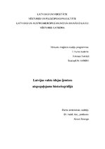 Referāts 'Latvijas valsts idejas ģenēzes atspoguļojums historiogrāfijā', 1.