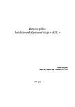 Biznesa plāns 'Biznesa plāns juridiskajā sfērā', 1.