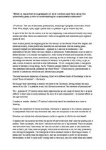 Eseja 'University and Education of 21st Century', 1.