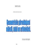 Referāts 'Ģeometriskie pārveidojumi', 1.