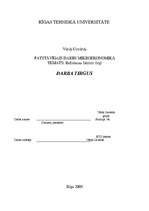 Konspekts 'Darba tirgus', 1.