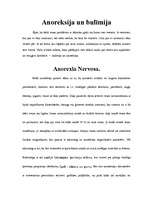 Konspekts 'Anoreksija un bulīmija', 1.