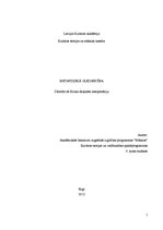 Referāts 'Metafiziskā glezniecība. Džordžo de Kiriko daiļrades interpretācija', 1.
