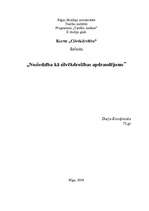 Referāts 'Noziedzība kā cilvēkdrošības apdraudējums', 1.
