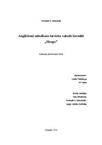 Referāts 'Anglicismi mūsdienu latviešu valodā žurnālā "Sīrups"', 1.