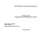 Konspekts 'Pacienta analīze', 1.