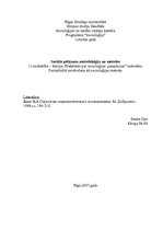 Konspekts 'Priekšstats par socioloģijas "neaptaujas" metodēm. Formalizētā novērošana kā soc', 1.