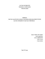 Referāts 'Faktoru analīze ekonomikas, tirgzinības, reklāmas efektivitātes galveno ietekmēj', 1.