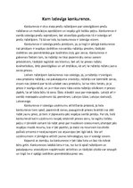 Eseja 'Kam izdevīga konkurence', 1.