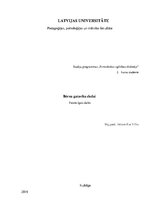 Konspekts 'Bērna gatavība skolai', 1.