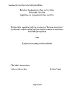 Eseja 'Karjeras konsultanta profesionālā ētika', 1.