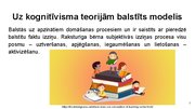 Prezentācija 'Mācīšanās kognitīvie aspekti', 3.