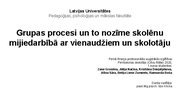 Prezentācija 'Mācīšanās kognitīvie aspekti', 26.