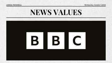 Prezentācija 'News Values in a BBC article', 1.