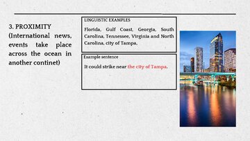 Prezentācija 'News Values in a BBC article', 5.
